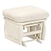 Baby : Brooks Furniture Glider Ottoman - Antique White/ Shell