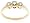 10k Yellow Gold 3-Stone Diamond Ring (.05 cttw, I-J Color, I2-I3 Clarity), Size 7
