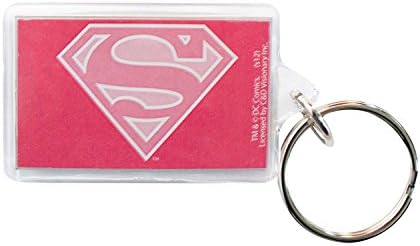Licenses Products DC Comics Originals Supergirl Logo Lucite Keychain