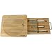 Laguiole Cheeseboard with Drawer and 3 Knives Gift Set