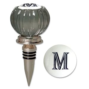 Door Knob Monogram Wine Stopper M by