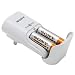 Sony BCG-34HTD2K Compact Battery Charger w/2 AA Cycle Energy Ni-MH Rechargeable Batteries