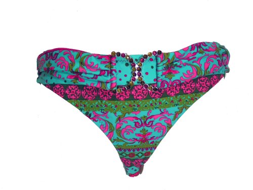 Click here to buy Becca Aquamarine Hipster Swimsuit Bottom w  Belt S.
