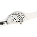 Swatch Enlarge Time White Dial White Silicone Strap Unisex Watch SUOW704