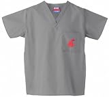 Washington State Cougars - Grey - Scrub Top