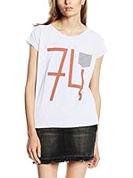 Cross Jeans Camiseta Manga Corta (Blanco)