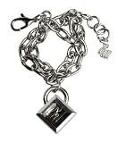 Roca Wear Double Chain Watch - RW4001 - Women's Stainless Steel Chain Dangle Black