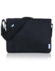 Duzign Carrier Horizontal Messenger Bag (Black) for Apple iPad Air, iPad 4, 3, 2