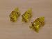 Set of 3 Glass Goldfish