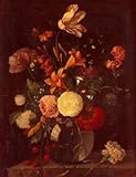 12X16 inch Pieler Franz Xavier A Still Life In A Crystal Vase Art