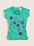 GUESS Kids Girls Lace-Trimmed Logo Tee
