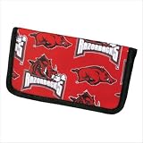 University of Arkansas Razorbacks Logo Checkbook Cover Cotton with WATERPROOF LINING!