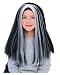 Black and White Child Witch Wig