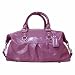 Authentic Coach Patent Leather Large Ashley Satchel Tote Bag 15454 Dark Plum