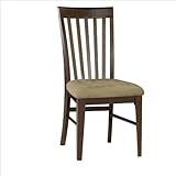 Espresso Atlantic Furniture Montreal Cappuccino Fabric Side Chair (Set of 2 ....