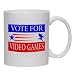 VOTE FOR VIDEO GAMES Mug for Coffee / Hot Beverage (choice of sizes and colors)
