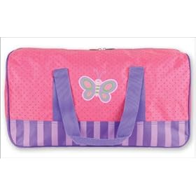  Stephen Joseph Butterfly Duffle Overnight Bag