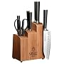 Ginsu Chikara 07108 8-Piece Stainless Steel Knife and Bamboo Block Set