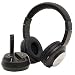 Wireless Earcup Stereo Headphones w/Transmitter Base Station (Black/Silver) image 2