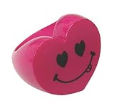 ニコニコフェイスリング　ピンク(指輪)☆ハート★全4色