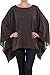 Modern Kiwi Solid Knit Sweater Caftan Poncho Tunic