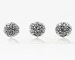 Lemax Christmas Village 1.5" Round Bristle Pine Trees 3-Piece Set #14006