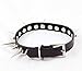 Unisex Genuine Leather Punk Rock Gothic Spikes Rivets Choker Collar Necklace