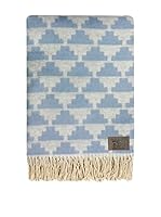 Pandora Plaid (Blanco/Azul Claro)