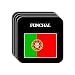Portugal - "FUNCHAL" Set of 4 Mini-Mousepad Coasters