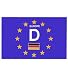 Produkt-Bild: D-EUROPA-Schild, Alu-Klebefolie Ma&szlig;e: 130 x 85 mm