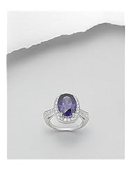 CZ Ring In 92.5 Sterling Silver