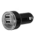 xubix - DUAL KFZ Adapter 2 USB Ports mit 2.1 Ampere f�r Samsung Galaxy S2, Player, Tab, Plus, ACE, Star, GT-S5230,iPhone, iPod, iPad 3, HTC One X / S, Lumia 900, Sandisk Sansa - alle USB Ger�te