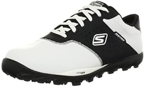 Skechers Men's Go Golf Golf Shoe,White/Black,13 M US