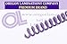 Spiral Binding Coils 6mm (Â¼ x 36-inch) 4:1 [pk of 100] Lilac (PMS 528 C)