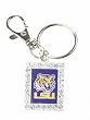 Licensed LSU Tigers Keychain with Rhinestones Fashion Jewelry