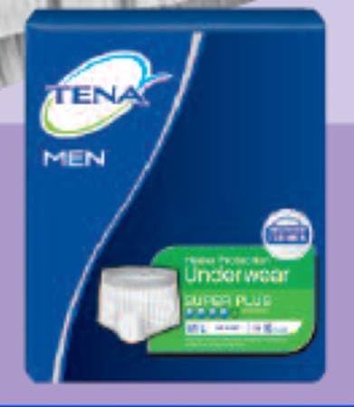Sca Incont 81783100 Protective Underwear Tena Men Male Cotton Medium / Large 81780 Box Of 64