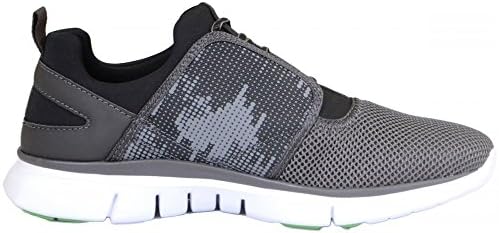 Hugo Boss Footwear Green Gym Soft Mesh Grey Trainer 8