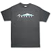 100% Cotton Gray T-shirt with Armenian Ararat and Masis Mountains. Pre-shrunk Crew Neck Grey tshirt