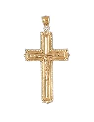 CleverEves 14k Gold Pendant Cross 9.7 - Gram(s)