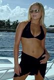Classic Black French Wrap Swimsuit Coverup - 5 Available Colors