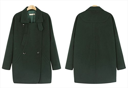 ナナコレクション Nana_Collection 2015 秋 Iラインコート ゆったり ふんわり テーラード 襟 ダブル ジャケッ ト OL 通勤 大人 カジュアル シンプル デザイン 美ライン 女性 コート