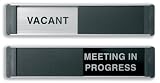 Stewart Superior Vacant Meeting In Progress Sliding Self Adhesive Sign Ref OF139