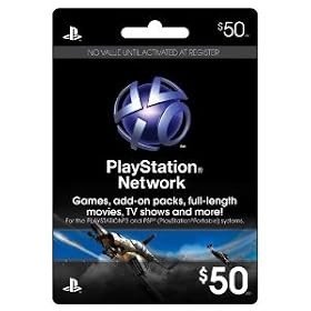 Sony Playstation Network Card - $50