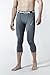 CLSL TM-P15-GRKZ_Medium Tesla Men's Compression Capri Shorts Baselayer Cool Dry Sports Tights P15