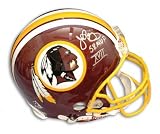 John Riggins Autographed/Hand Signed Washington Redskins Mini Helmet with SB XVII MVP Inscription