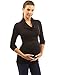 PattyBoutik Mama Cowl Neck Maternity Top