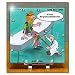 Londons Times Health and Vanity Trends Cartoons - Acid Reflex 60s Style - Desk Clocks