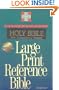 NIV Large Print Personal-size Reference Bible, Imitation leather, Black, Thumb-indexed
