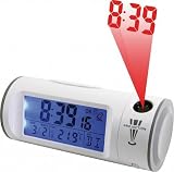Soundmaster FUR8097 LCD-Alarm-Funkuhr mit Projektion