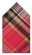 Durable Hand Woven 100% Cotton Green and Yellow Plaid Napkins 22x22 Inches Set of Six